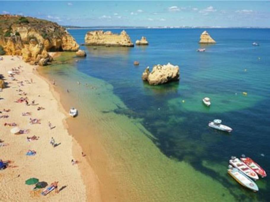 Apartamento Encantador A 100M Da Praia Carvoeiro  Bagian luar foto