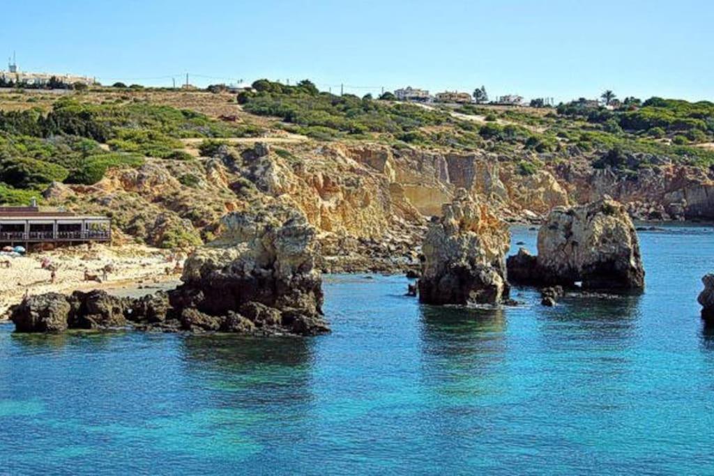 Apartamento Encantador A 100M Da Praia Carvoeiro  Bagian luar foto