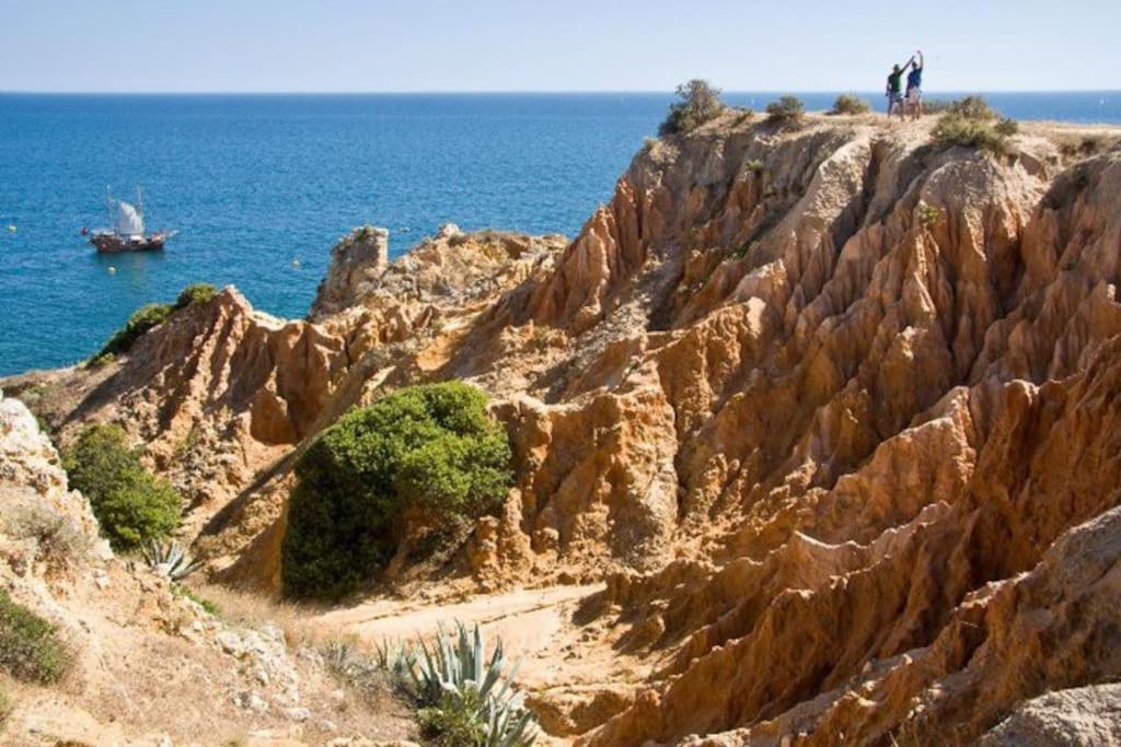 Apartamento Encantador A 100M Da Praia Carvoeiro  Bagian luar foto