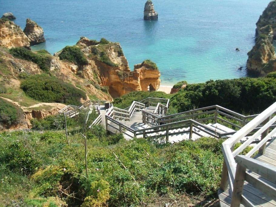 Apartamento Encantador A 100M Da Praia Carvoeiro  Bagian luar foto