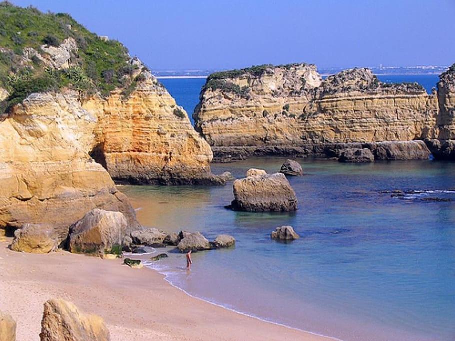 Apartamento Encantador A 100M Da Praia Carvoeiro  Bagian luar foto
